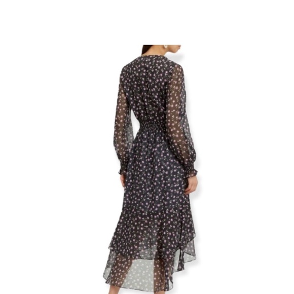 Intermix silk high low dress work once - Picture 3 of 5